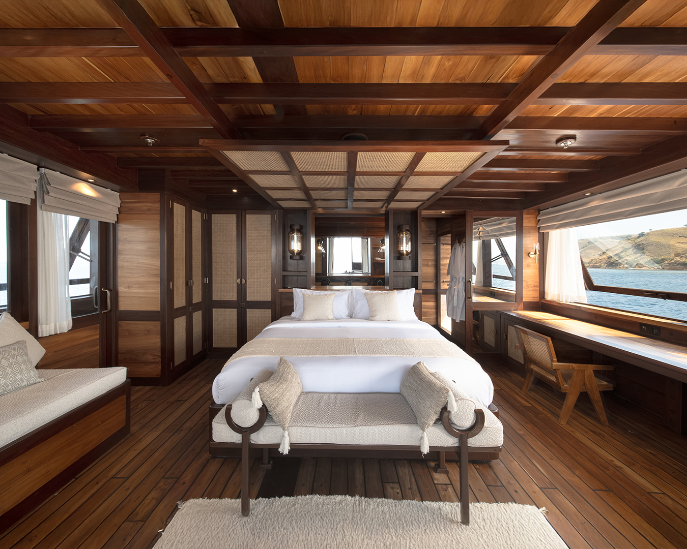 Luxury Timber Master Cabin Stateroom